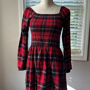 Winter/Holiday plaid dress, girls size 14/16, EUC, never worn, no tag.